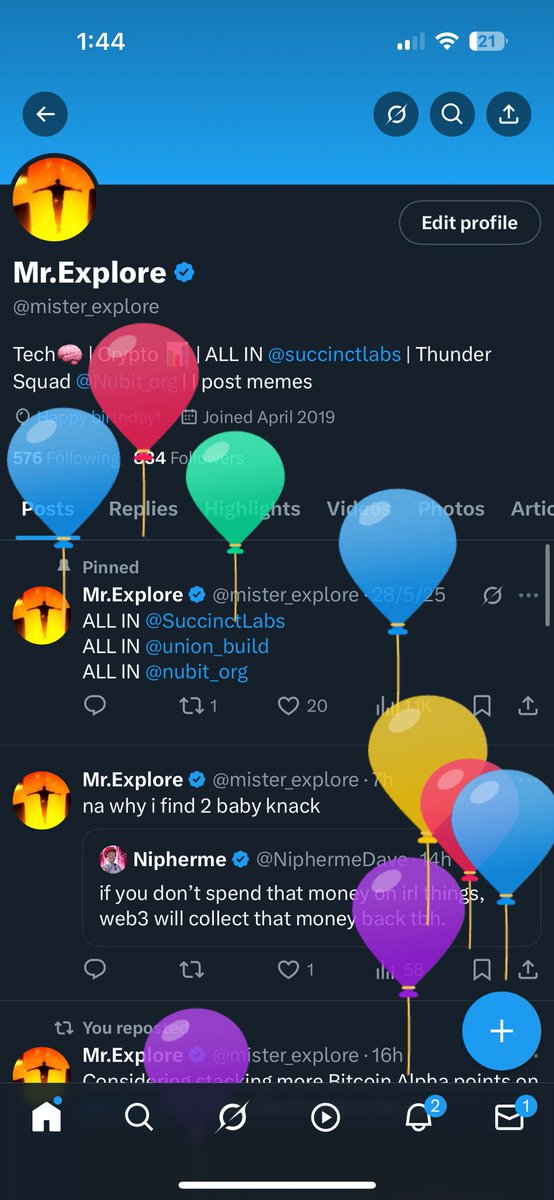 Happy birthday Mr Explore 🫶