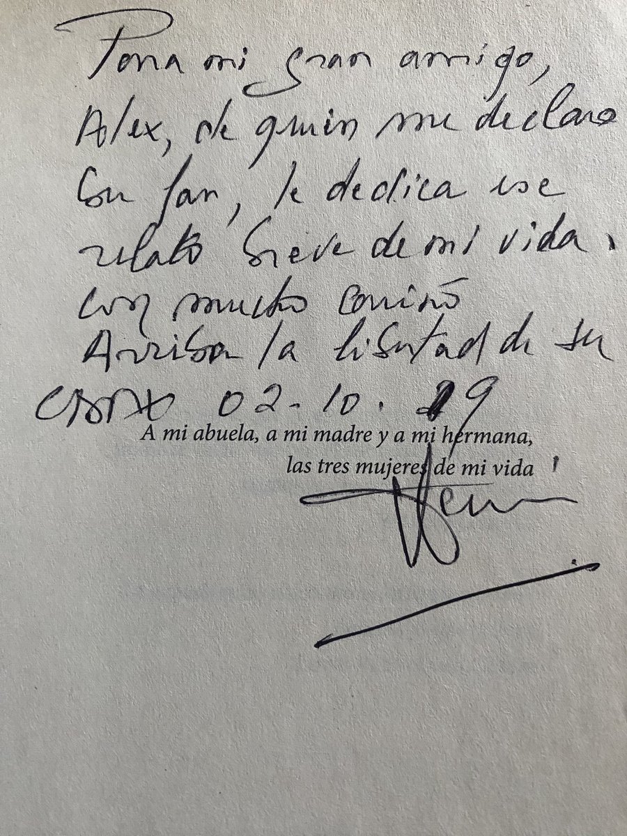 alex_lug's tweet photo. Aún recordando a #HenriDonnadieu me encontré con una dedicatoria que me escribió en su libro que me alegró, les dejo por aquí un dj set que mezclé en un evento que organicé en #El9 hace 6 años para presentar la marca de playeras de #OmarMatadamas #SEMEN, Henri usó una en la foto de la solapa de su libro #LaNocheSoyYo.💖 #TBT 
D.E.P. 
https://t.co/hBKDurFAxd