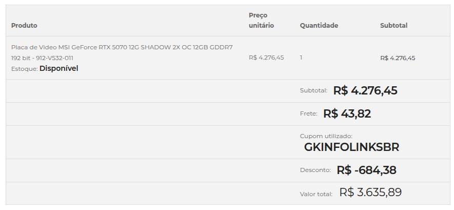dev_jare's tweet photo. @GKInfoStore @GKInfoStore MENOR PREÇO DESSE BR!!! Banho tomado e tijolo comprado!!! https://t.co/Nwfi6qDhs8