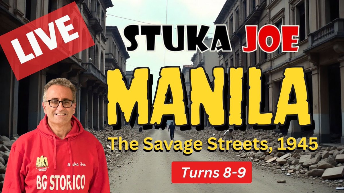 MANILA - THE SAVAGE STREETS, 1945  LIVE! (Turns 8 and 9)
youtube.com/live/1ZmWEHb71…