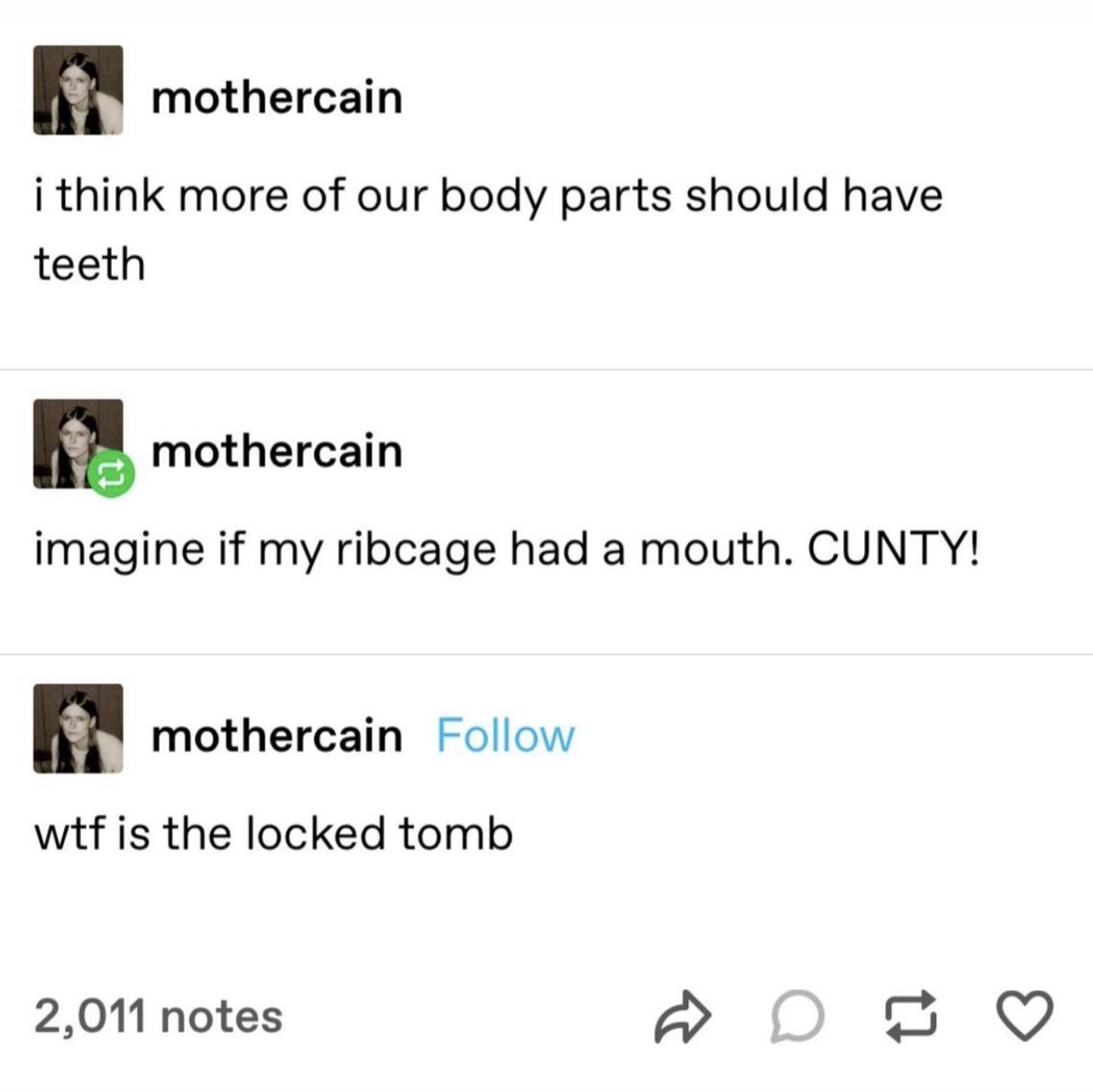 This is still my all time favorite Ethel Cain post. 😂