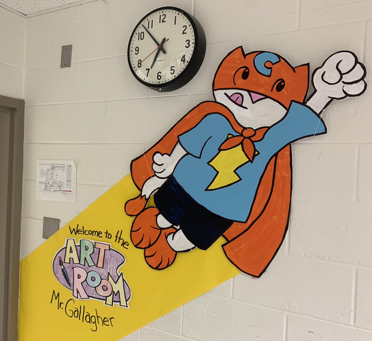 Worlds Collide! Getting ready for Open House.
