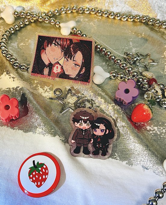 c105 LOVE-ADDICTグッズ紹介 ⟡新刊セット⟡ 指揮ウン フォンタブ&らぶらぶミニアクリルキーホルダー ⟡待て待て~ミニアクリルスタンド⟡ ・ウンファ ・指揮官 ・モリー ᴺᴱᵂ ⟡ノベルティ⟡ ウンファに投票カード ※トレカ風投票証明書 公式人気投票の際などに是非ご使用ください