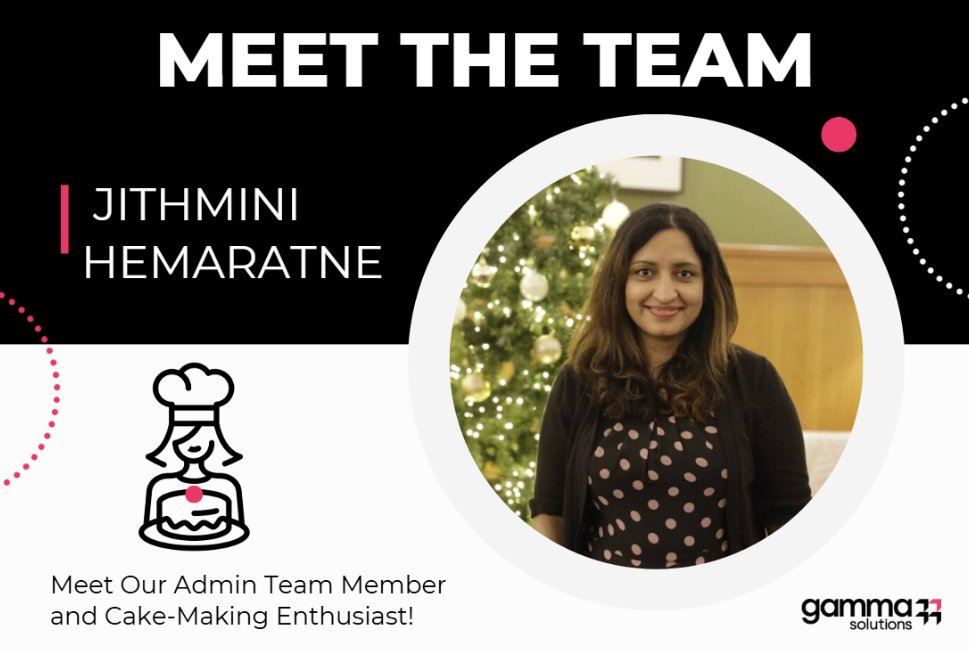 Gamma_Solutions's tweet image. 🌟 Meet Jithmini Hemaratne! 🌟
This month, we’re spotlighting Jithmini, our bubbly admin team member at Gamma Solutions!
👉 Read more: gammasolutions.com/gamma-chat/mee…
#MeetTheTeam #GammaSolutions #AdminTeam #EmployeeSpotlight
