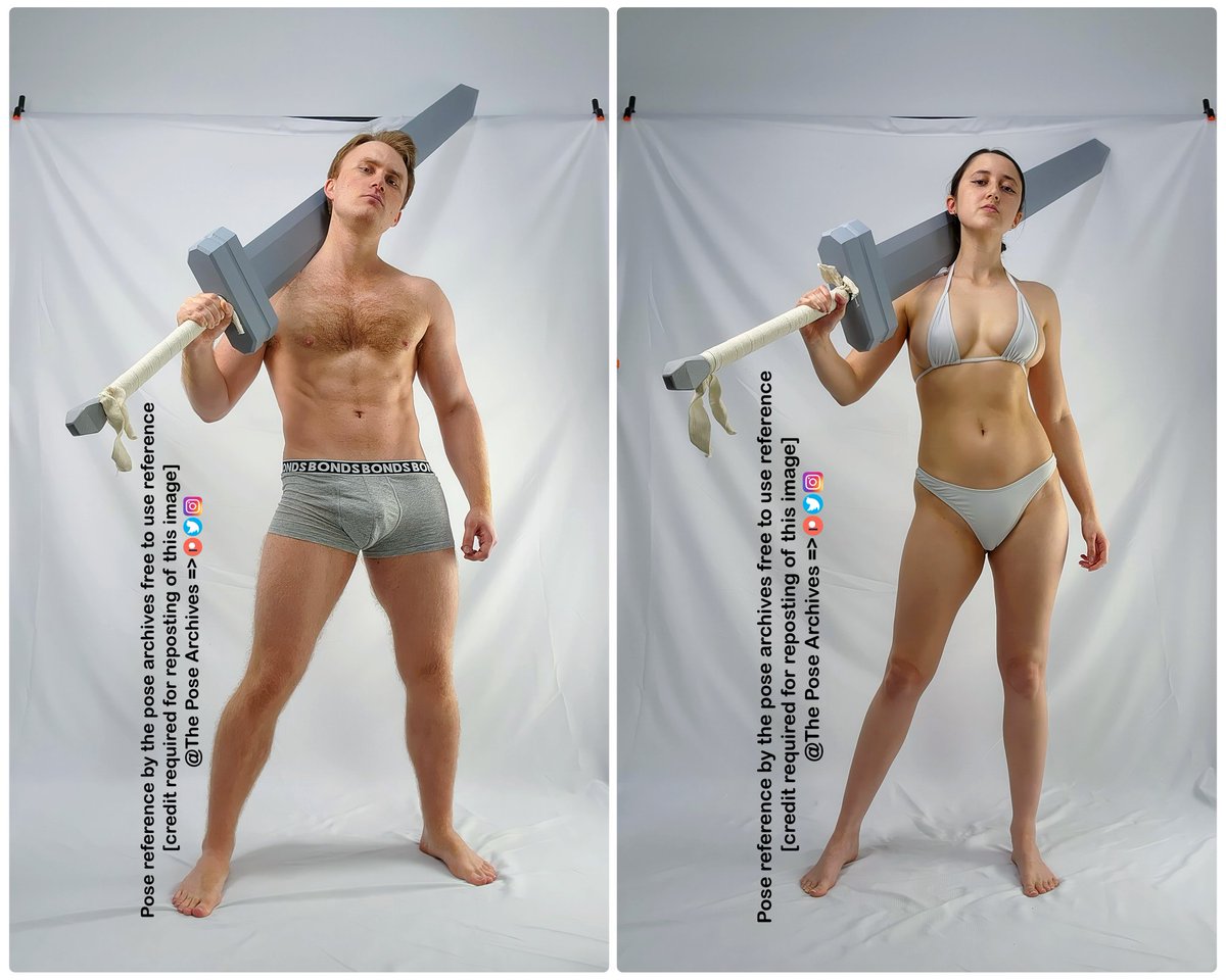 The Pose Archives | Pose Reference ⚔️ tweet media