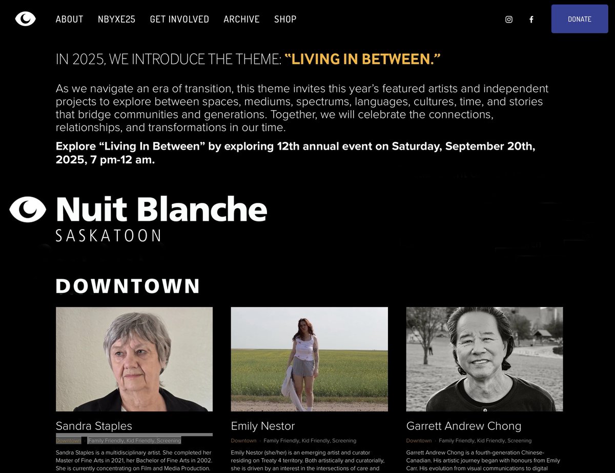 SacredStills's tweet photo. Excited to announce my Eroded Origins: Speak For Me!, climate art movement will be featured in Nuit Blanche, Saskatoon. Witness the Sask premier on Sept 20, 2025.

Sept 20th, 2025
7:00 pm to 12:00 am
ALT Hotel, Saskatoon, Cyan Room 

#NuitBlancheyxe #ecoart #NuitBlancheKelowna https://t.co/OnU86a85xL
