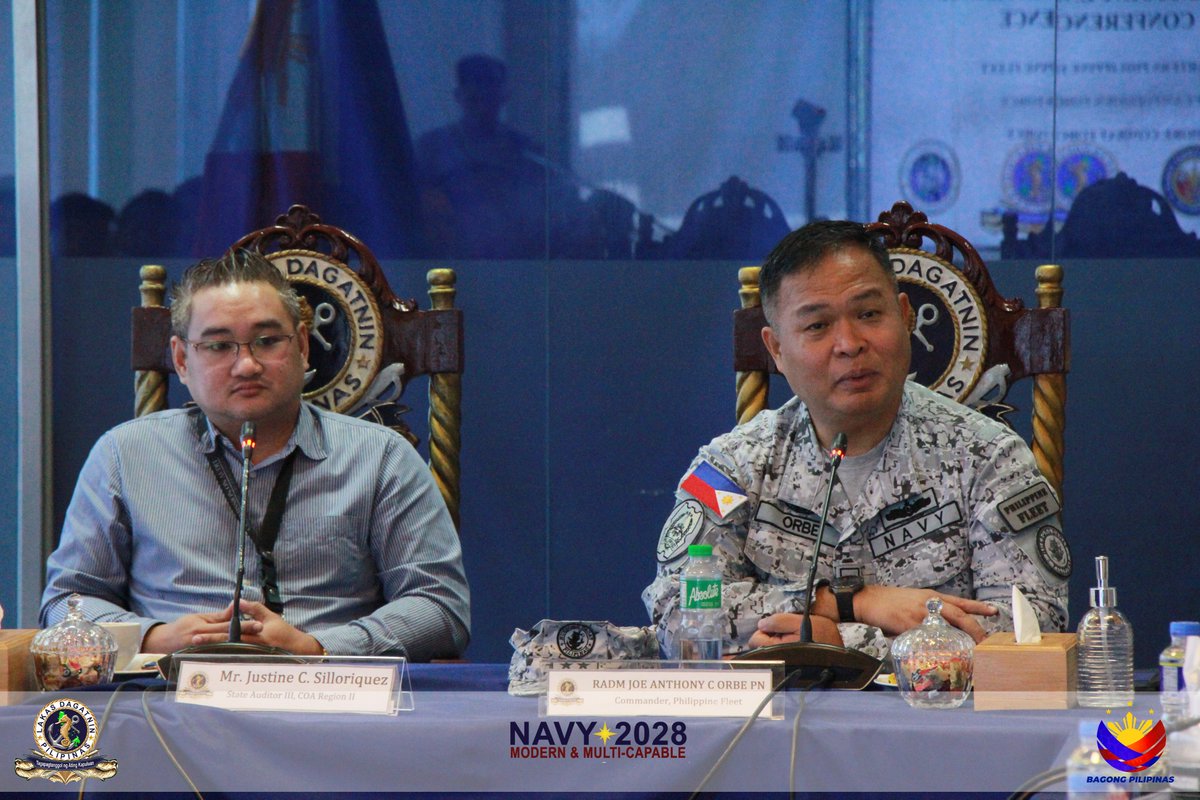 PhilFleet's tweet image. Fleet’s COA-led financial audit commences
See full report here:
facebook.com/share/p/1BZq9N…
#PhilFleetVanguardofOurSeas
#ModernandMultiCapablePHNavy
#OneAFPOnePhilippines
#StrongAFPStrongPhilippines
#AFPyoucanTRUST
#SundaloSalamatSaSerbisyo