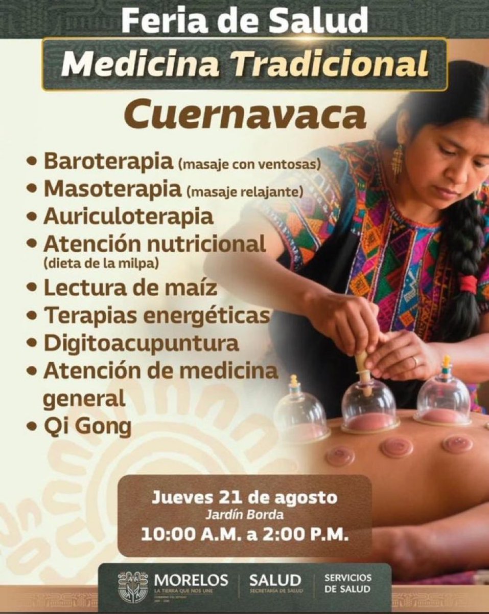No se que es peor, que <a href="/SSalud_mx/">SALUD México</a> promueva la charlataneria para el cuidado de salud.

O que pongan a una Oaxaqueña a promover su "medicina tradicional" que viene de CHINA.

El Qi gong
La acupuntura
La baroterapia
Etc, etc.

En serio, son tan indiorantes