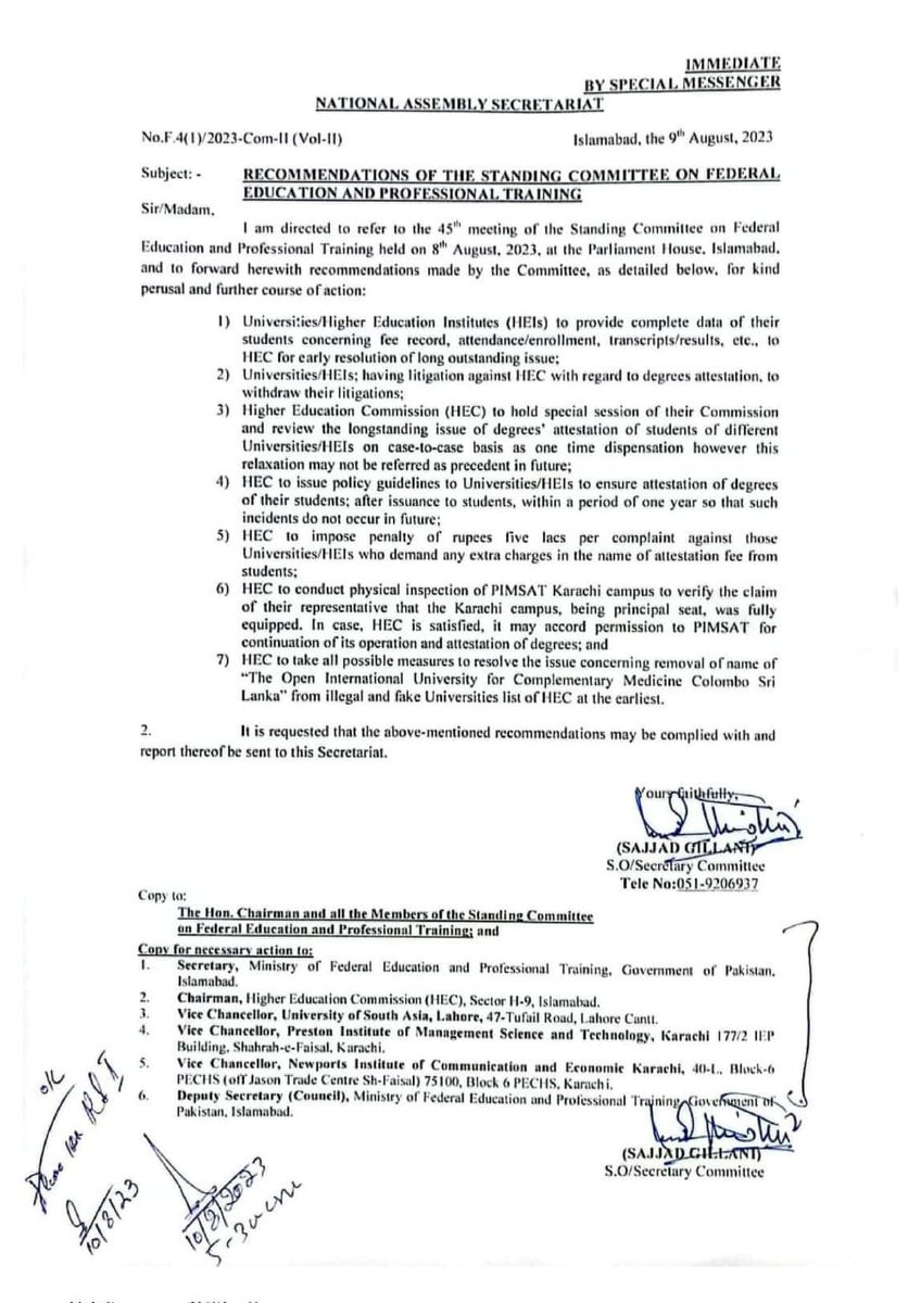 <a href="/Pakistanhealth4/">Voice for Student Rights</a> <a href="/bushraanjumbutt/">Senator Bushra Anjum Butt</a>