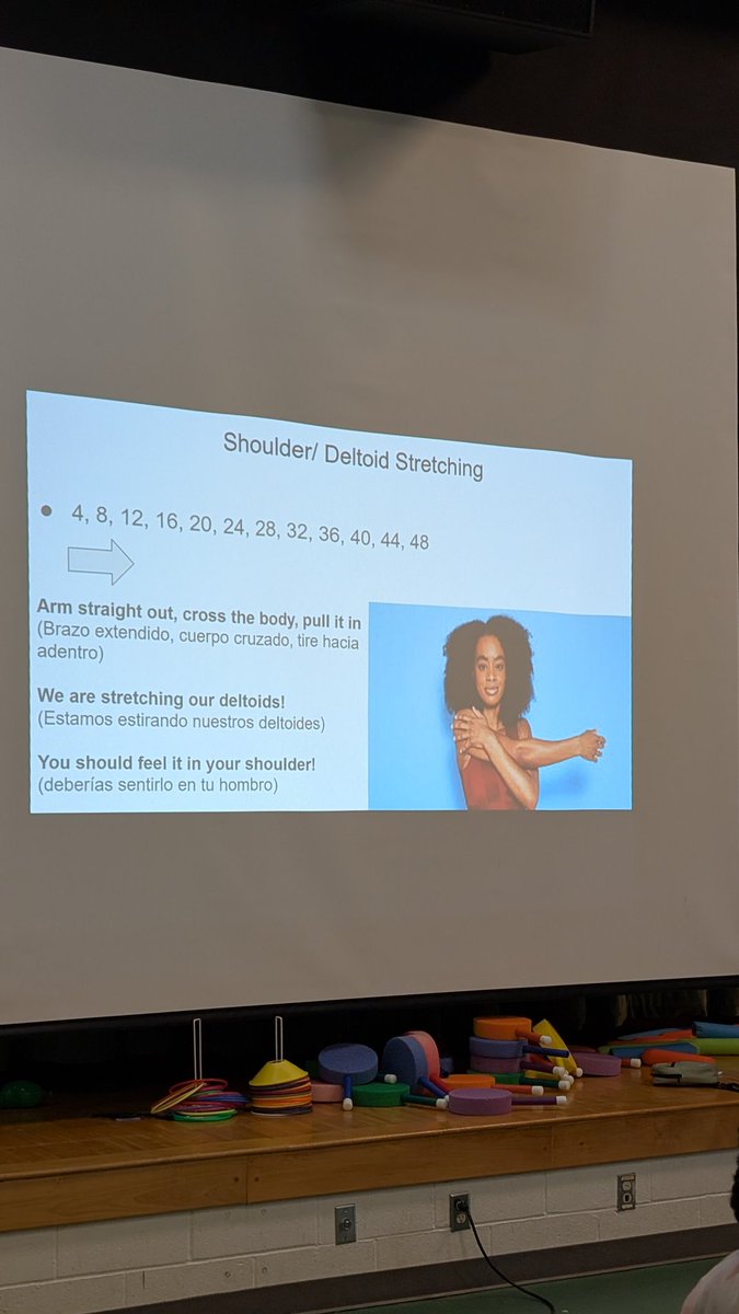 schoenfeld_abby's tweet photo. I spy with my little 👀 something inclusive! Mr. Grant back again with cc integration. During stretches he has students skip counting and does so all while doing what he can to make students feel welcomed and able. #schoenfeldshowntell @PrincipalArtis @oanderson2016 @EastGarnerES https://t.co/erEIy1w0hv