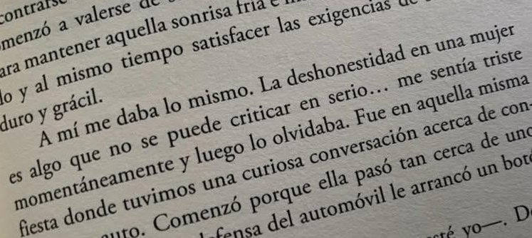 Y luego lo olvidaba