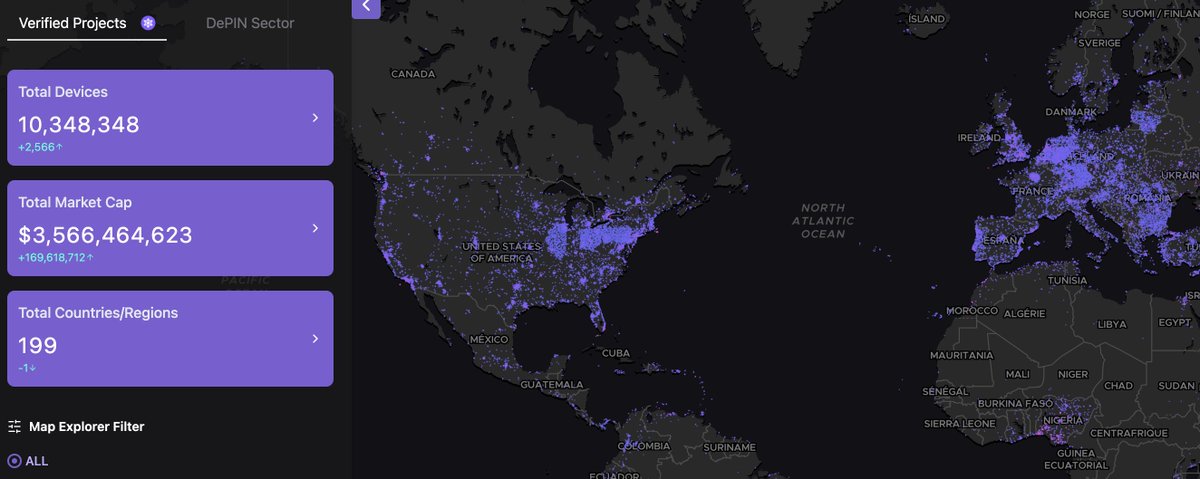 Charlie_DePIN's tweet photo. Devices verified by #QuicksilverAI are lighting up the planet 🌏
#IoTeX $IOTX https://t.co/hpbMyvnoI3