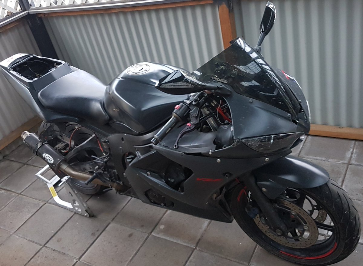 Finally finished! Rebuilt a very unloved 2003 R6 including resolving a gearbox issue. I only rode it once before teardown, and the difference is literally night and day (which is now also reflected in the paint scheme)!

Very happy with it, what a cool little bike.