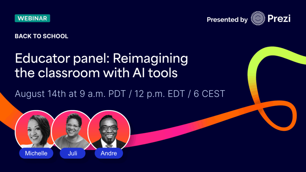Honored to join fellow educators on Prezi’s AI in Education panel to share how AI can enhance—not replace—the human connection in learning. 💡
“Be curious and be cautious.”
Read the recap &amp; explore the tools we discussed: blog.prezi.com/edu-panel-recap