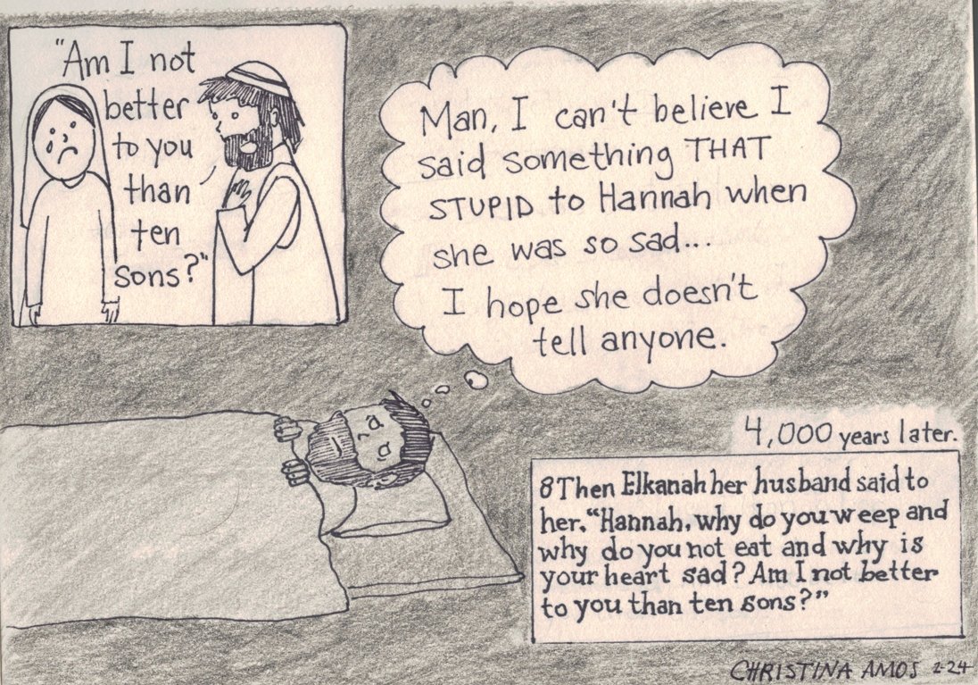 The word of God endures forever... Sorry, Elkhanah😂