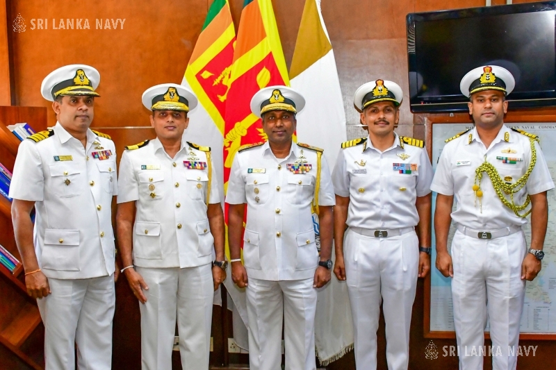 srilanka_navy's tweet photo. INS Jyoti &amp; INS Rana belonging to the #IndianNavy called at the Port of Colombo 14 Aug, to participate in the bilateral maritime exercise #SLINEX-25. @indiannavy @srilanka_navy @IndiainSL #MaritimeCooperation

Read more: https://t.co/eS2vXy8EnF https://t.co/kLh1TQOJlS