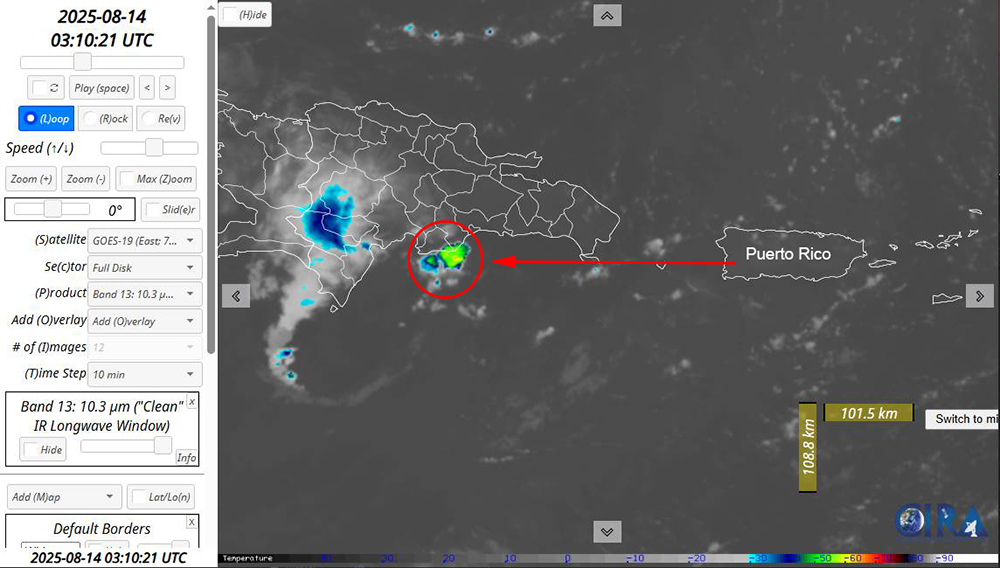 frankie57pr's tweet image. Elve lightning just south of the Dominican Republic on Aug 14 2025. Vaisala data shows two strokes for this event but the 2nd stroke is actually a reflection. @spritacular @AMSAtmoElect @atmos_elect @NASA @NWS @NOAA @theAGU @ASIM_Payload @spaceweatherman @ASIM_Payload #TLE