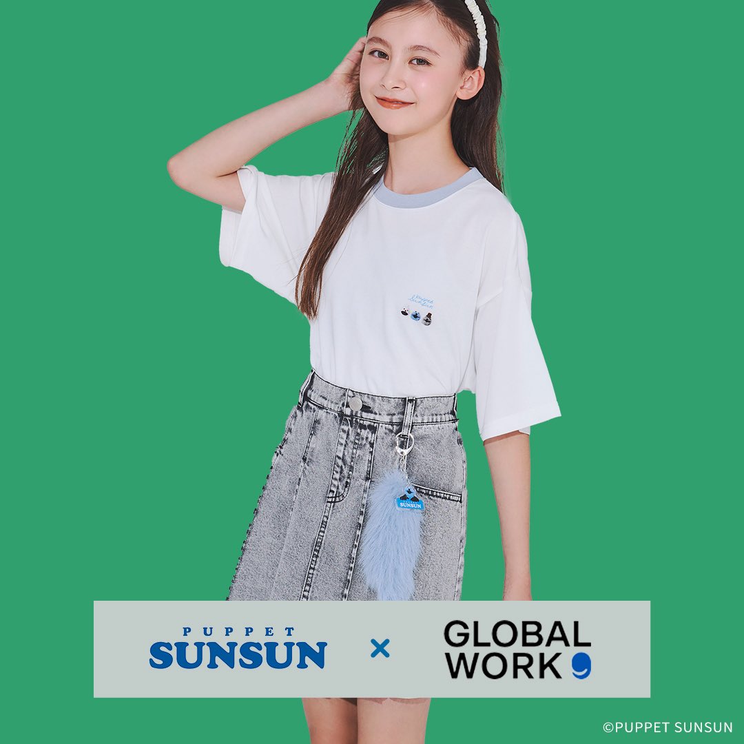 PUPPET SUNSUN × GLOBAL WORK KIDS／ パペットスンスンのグッズが