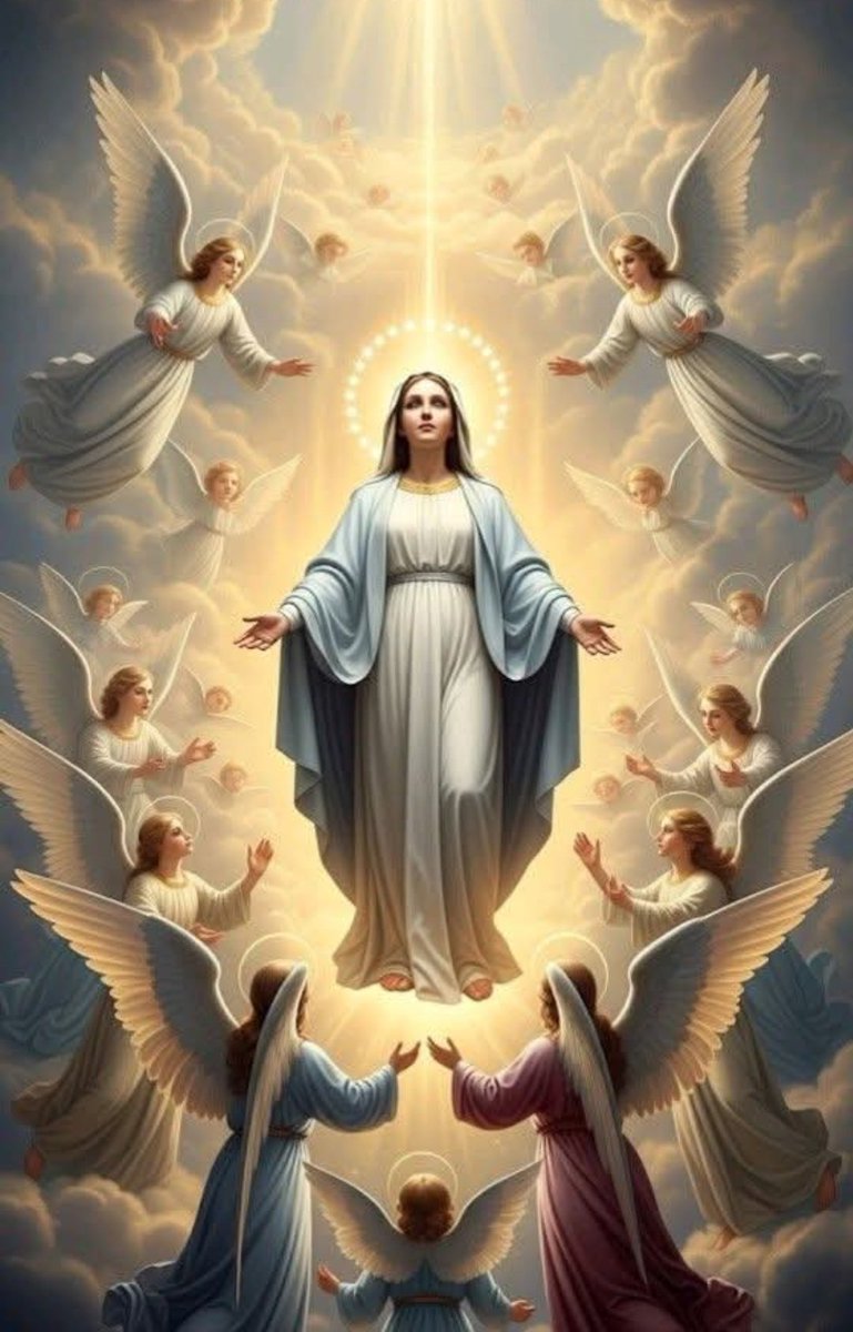 ASUNCIÓN de la VIRGEN MARÍA💙

Alegrémosnos Todos en el Señor, al celebrar esta Solemnidad en honor de la Santísima Virgen María. 

Los Ángeles se regocijan por su Asunción al Cielo y alaban al HIJO de DIOS.