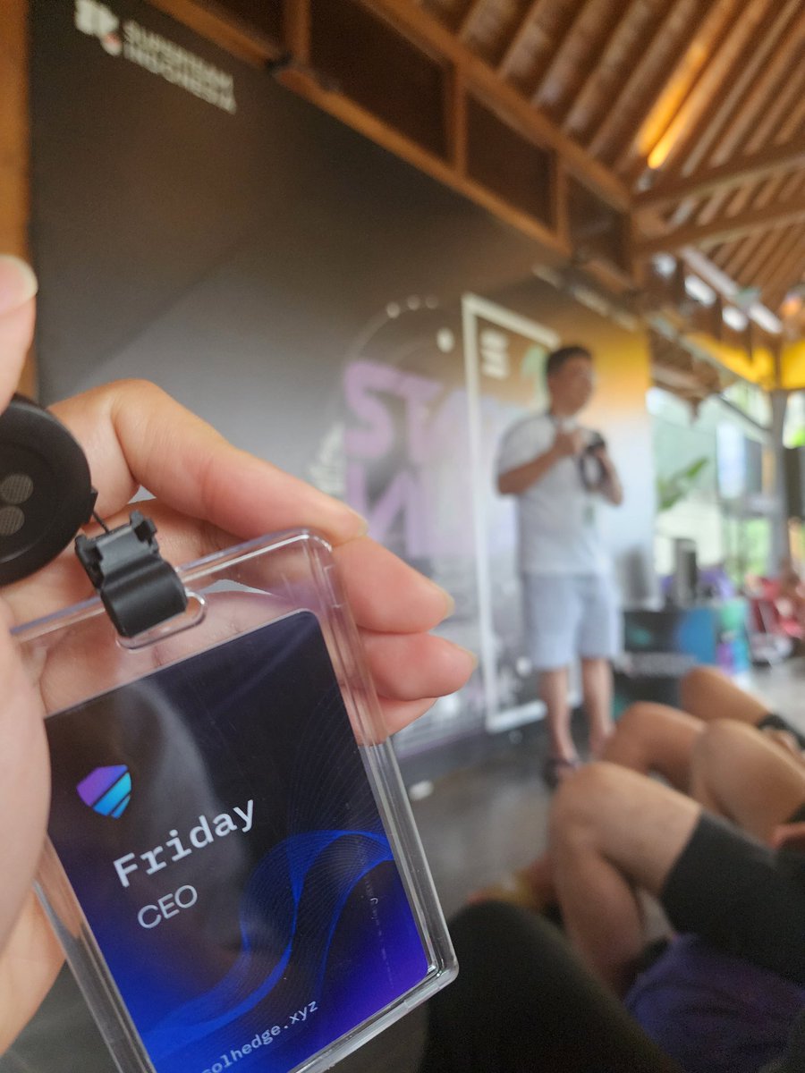 Friday7th | Jup 🇮🇩 (@friday_sol) on Twitter photo GM from <a href="/SuperteamINDO/">Superteam Indonesia</a> Startup Village, Bali ☀️🌴
Palms swaying, minds racing,
builders from every corner chasing
the next big spark in DeFi’s flame.
Here we are
<a href="/solhedge_prjct/">SolHedge | Breakout Hackathon</a> on the island stage,
shield in hand, code in heart,
turning risk into rhythm.
Bali’s breeze meets GM from <a href="/SuperteamINDO/">Superteam Indonesia</a> Startup Village, Bali ☀️🌴
Palms swaying, minds racing,
builders from every corner chasing
the next big spark in DeFi’s flame.
Here we are
<a href="/solhedge_prjct/">SolHedge | Breakout Hackathon</a> on the island stage,
shield in hand, code in heart,
turning risk into rhythm.
Bali’s breeze meets