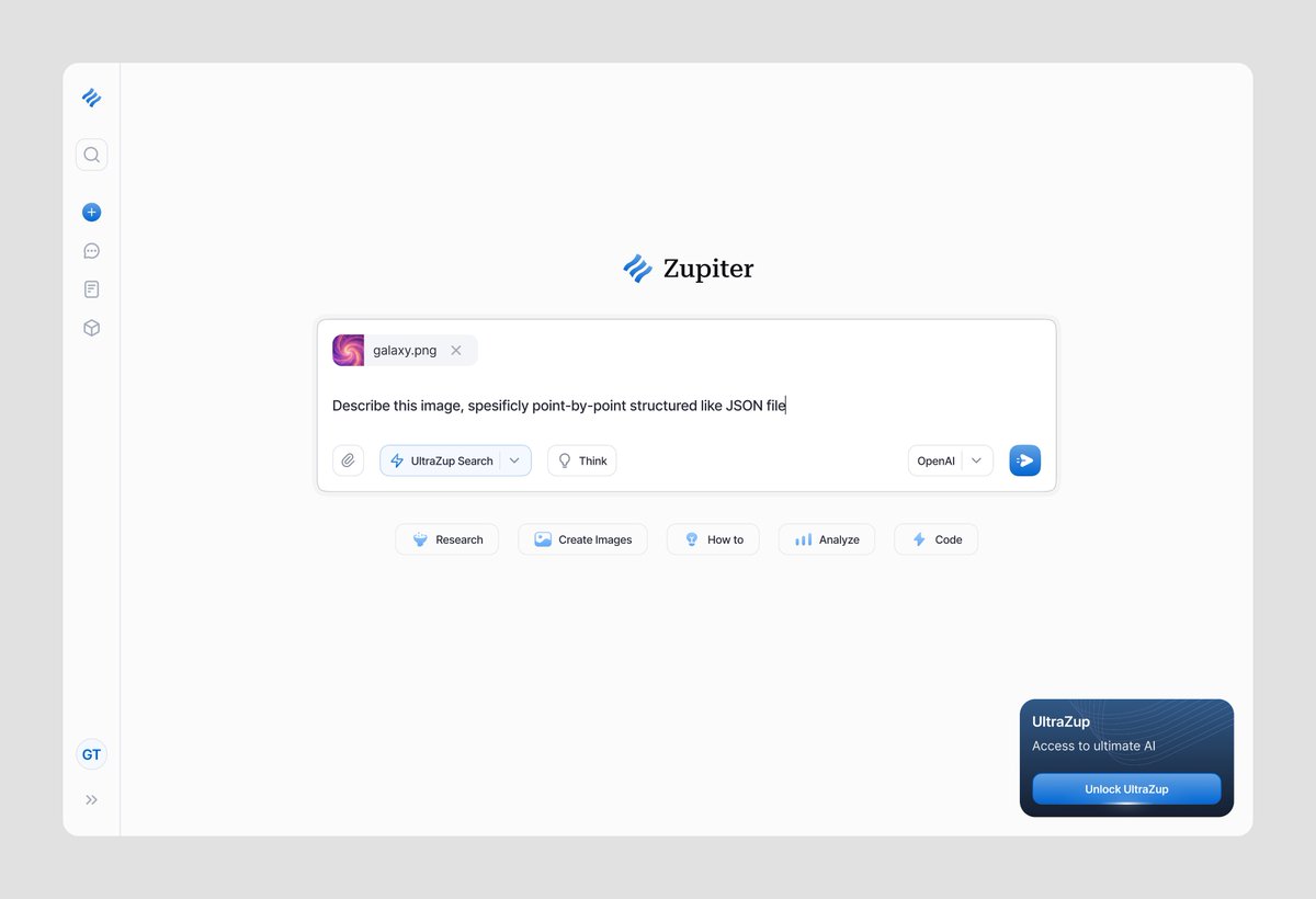 Gigatetuko's tweet photo. AI platform initial chat. https://t.co/AmLV3Tham9