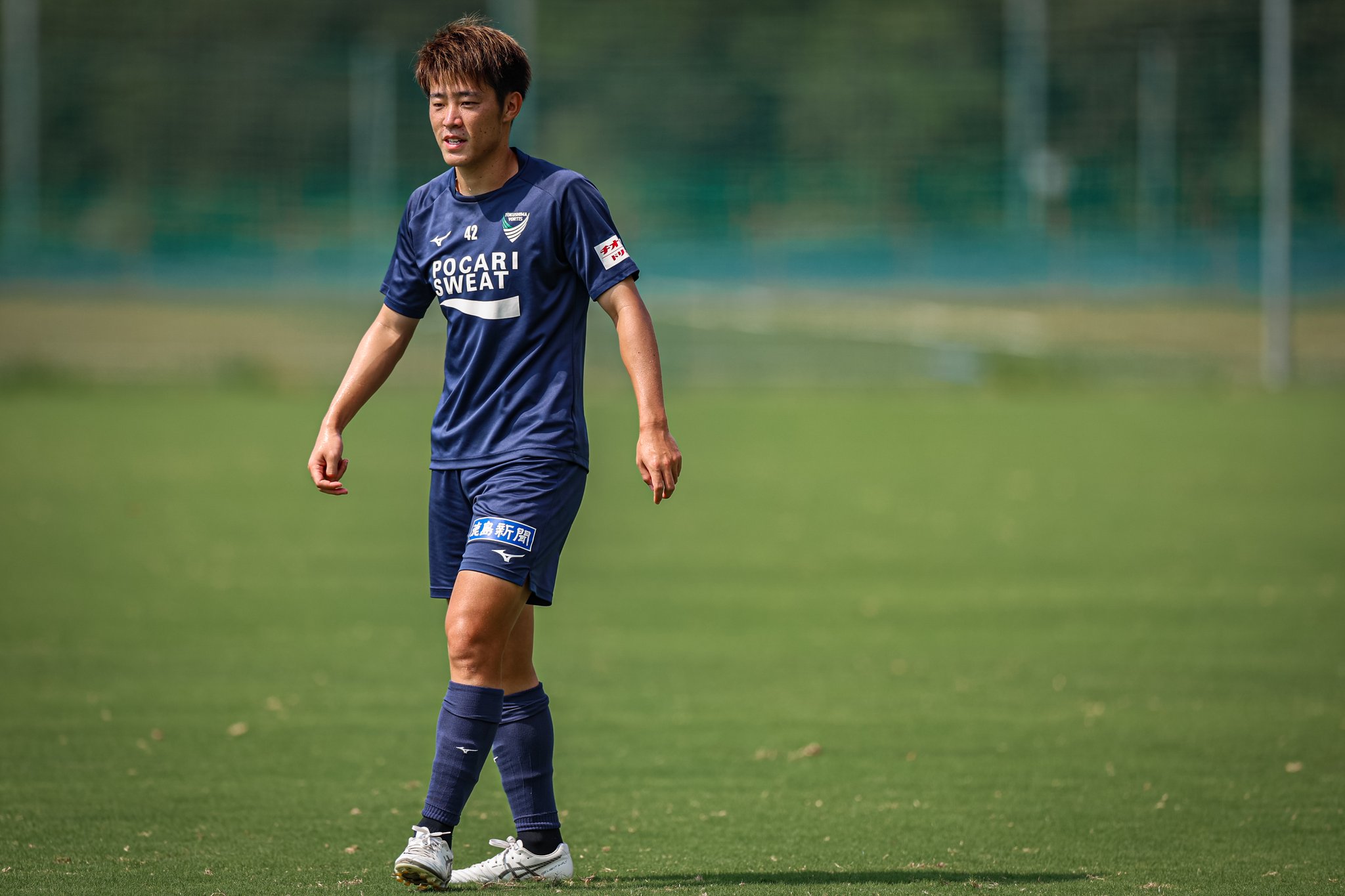 徳島ヴォルティス　選手用　トレーニングジャケット MIZUNO 徳島ヴォルティス 2025 ユニフォーム ホーム 半袖