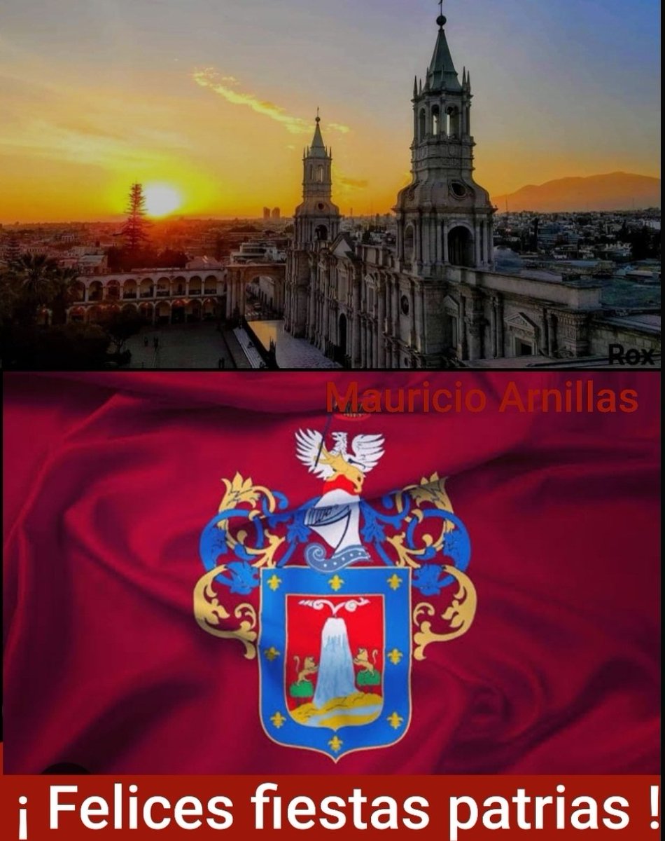 Mauricio Arnillas (@mauargo) on Twitter photo Felices fiestas patrias a todos los arequipeños del mundo. Que este 15 de agosto traiga despertar político a nuestra tierra.
El León rugirá otra vez en el sur Felices fiestas patrias a todos los arequipeños del mundo. Que este 15 de agosto traiga despertar político a nuestra tierra.
El León rugirá otra vez en el sur