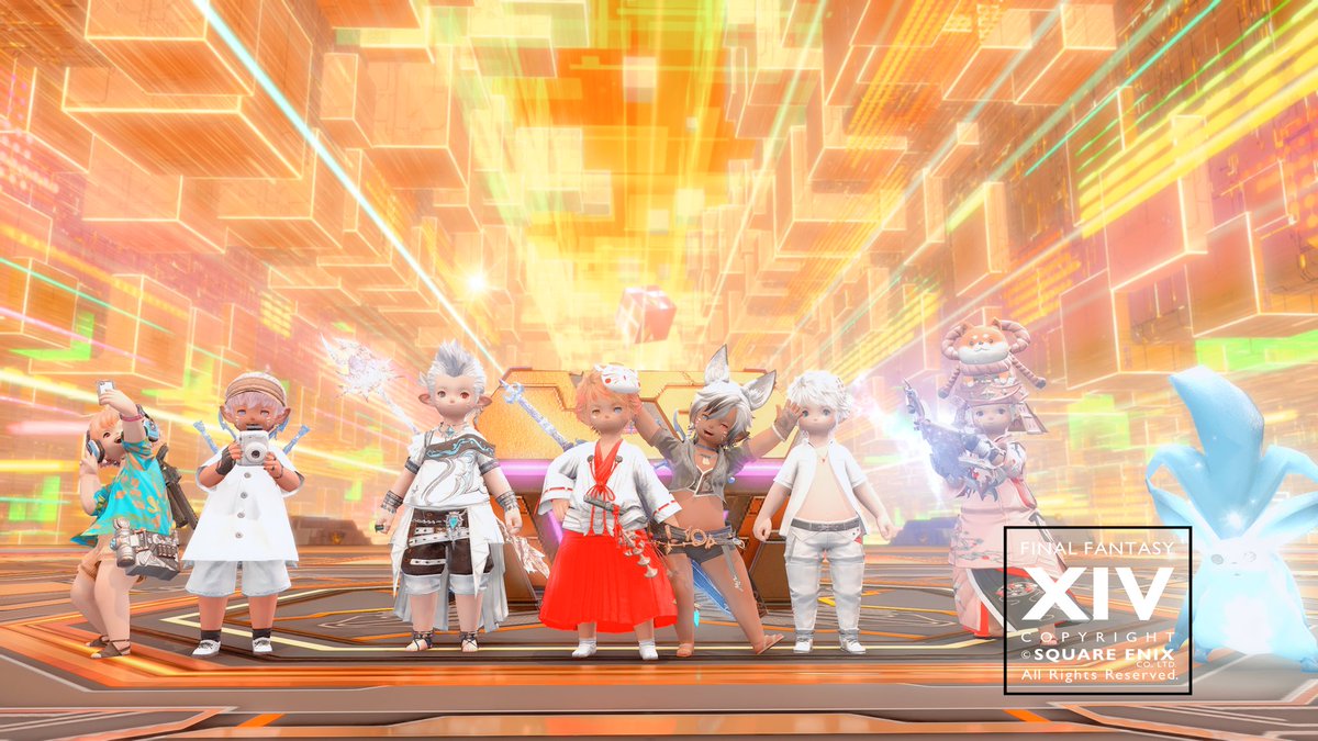 今日は頑張ります☀ 
#ララフェル 
#FF14 
#おはララ 
#lalafell 
#ララオス