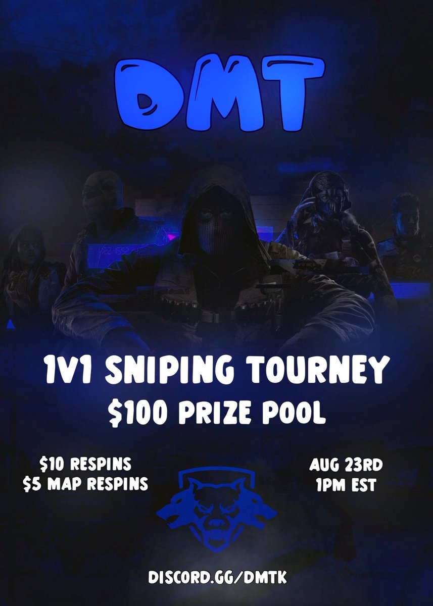dmtorg's tweet image. It’s time for another Don’t Miss Twice Tourney! 🔥We’ll start hosting these 1v1 tournies constantly every month to hopefully see some new faces in the community! (This monthly thing along with our other large prize pool tournaments)