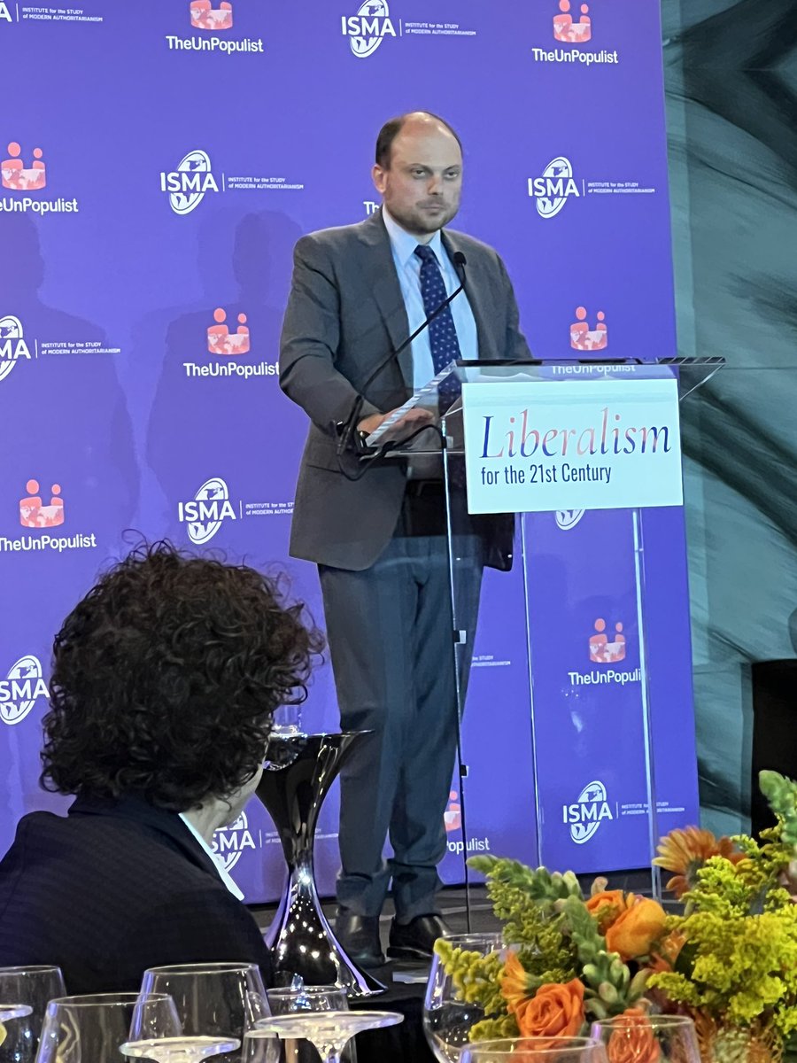 Dinner Keynote at #LibCon2025 by <a href="/vkaramurza/">Vladimir Kara-Murza</a>