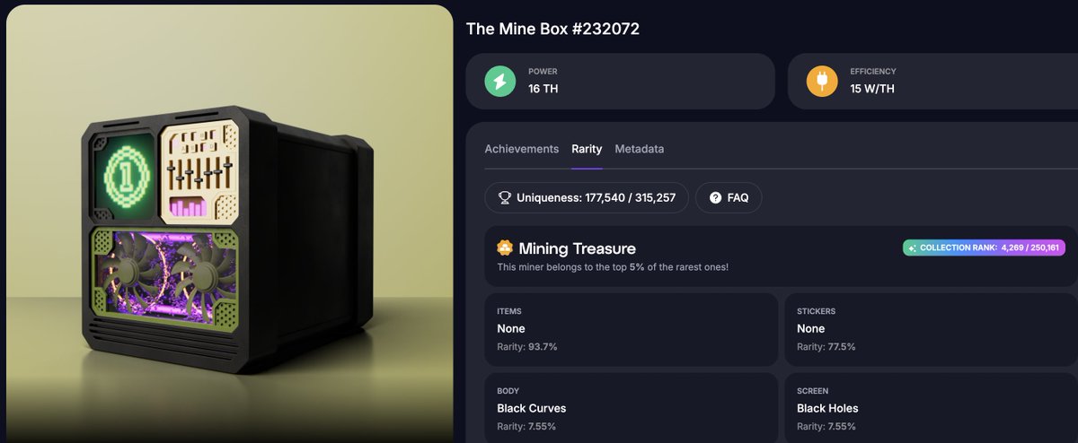 RissofiK's tweet photo. Finally did some upgrades on my miner
12TH --> 16TH
daily reward is getting close to 30$

@gomining #gomining #CryptoMining #Bitcoin https://t.co/pF98eBrrRp