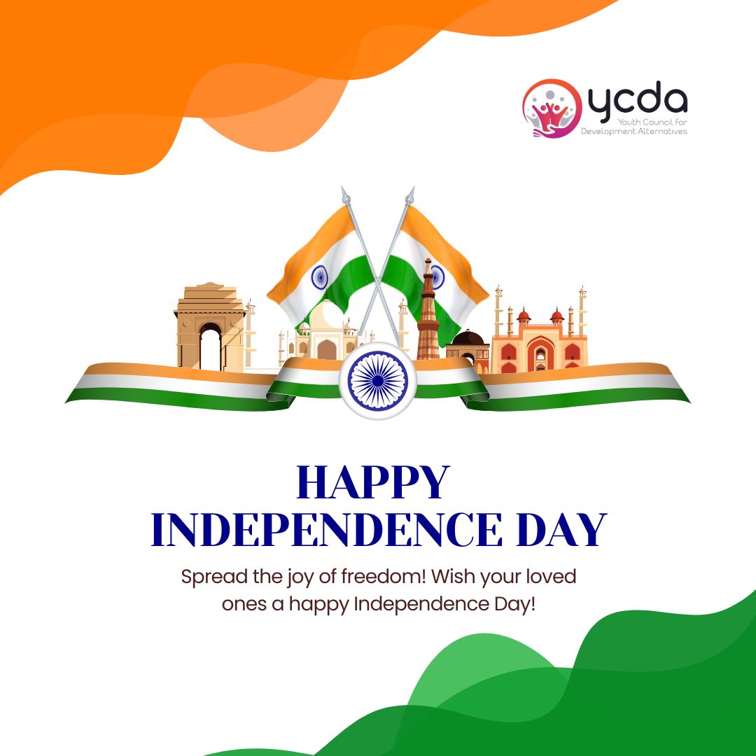 YCDAOdisha's tweet photo. 🇮🇳 YCDA wishes you a Happy Independence Day!
Let’s unite for a just, inclusive, and compassionate India where every child and family thrives.
#IndependenceDay #YCDA #JaiHind https://t.co/JrFLXGHg4a