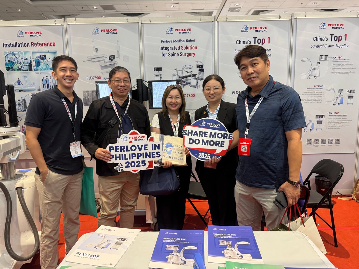 PerloveMedical's tweet photo. Philippines International Medical Expo 2025
π
Aug 13β15 | π SMX Manila
Booth 164 & 165
Experience the PLX118F Mobile Digital FPD C-arm in action!
#PerloveMedical #PhilippinesExpo2025 #MedicalImaging #PLX118F #RadiologyInnovation #SMXManila https://t.co/mnlFecw2fx