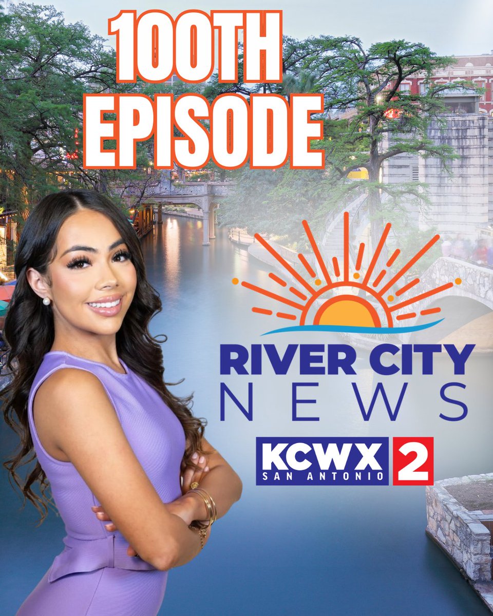 Celebrate with us at 7 AM &amp; 11 AM tomorrow morning as <a href="/RiverCityNewsSA/">River City News</a>  hits its 100th episode! 🎊