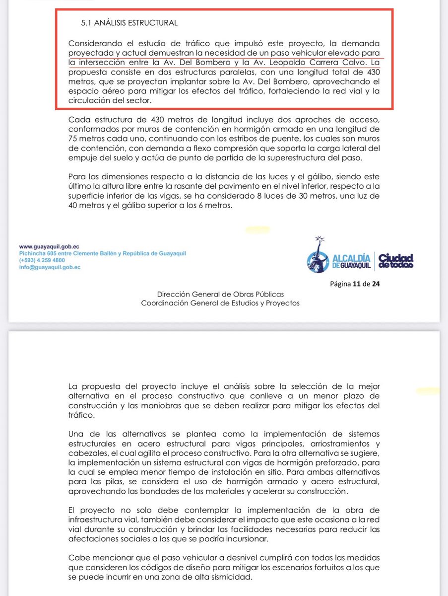 <a href="/Expresoec/">Diario Expreso</a> Ese paso a desnivel fue obra complementaria d la ampliación AvBombero en 2005, q NO incluyó ni BimBamBum, ni inicio Vía a la Costa por eso “los cuellos de botella en esos 2 puntos” 

Lleva 20 años postergado!!

<a href="/PrefGuayas/">Prefectura del Guayas</a> NO boicotee el desarrollo d Gquil!