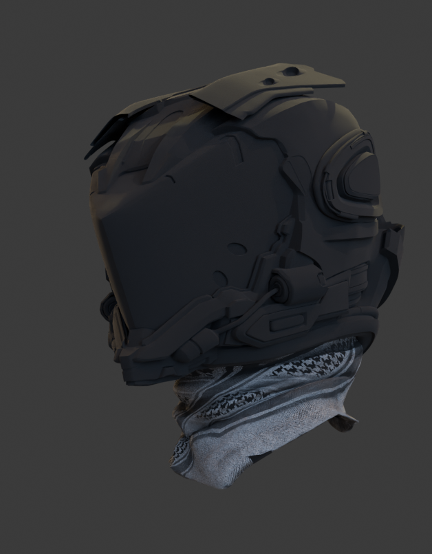 Angelestro03's tweet photo. making a helmet for the suit,  wanted to do something special for it so I created this and added a blast shield on top. I will be working on the animation for it soon. Follow if you want to be updated
#VRChat自己紹介カード #Cyberpunk2077  #3dartwork https://t.co/HOR4aLQcI3