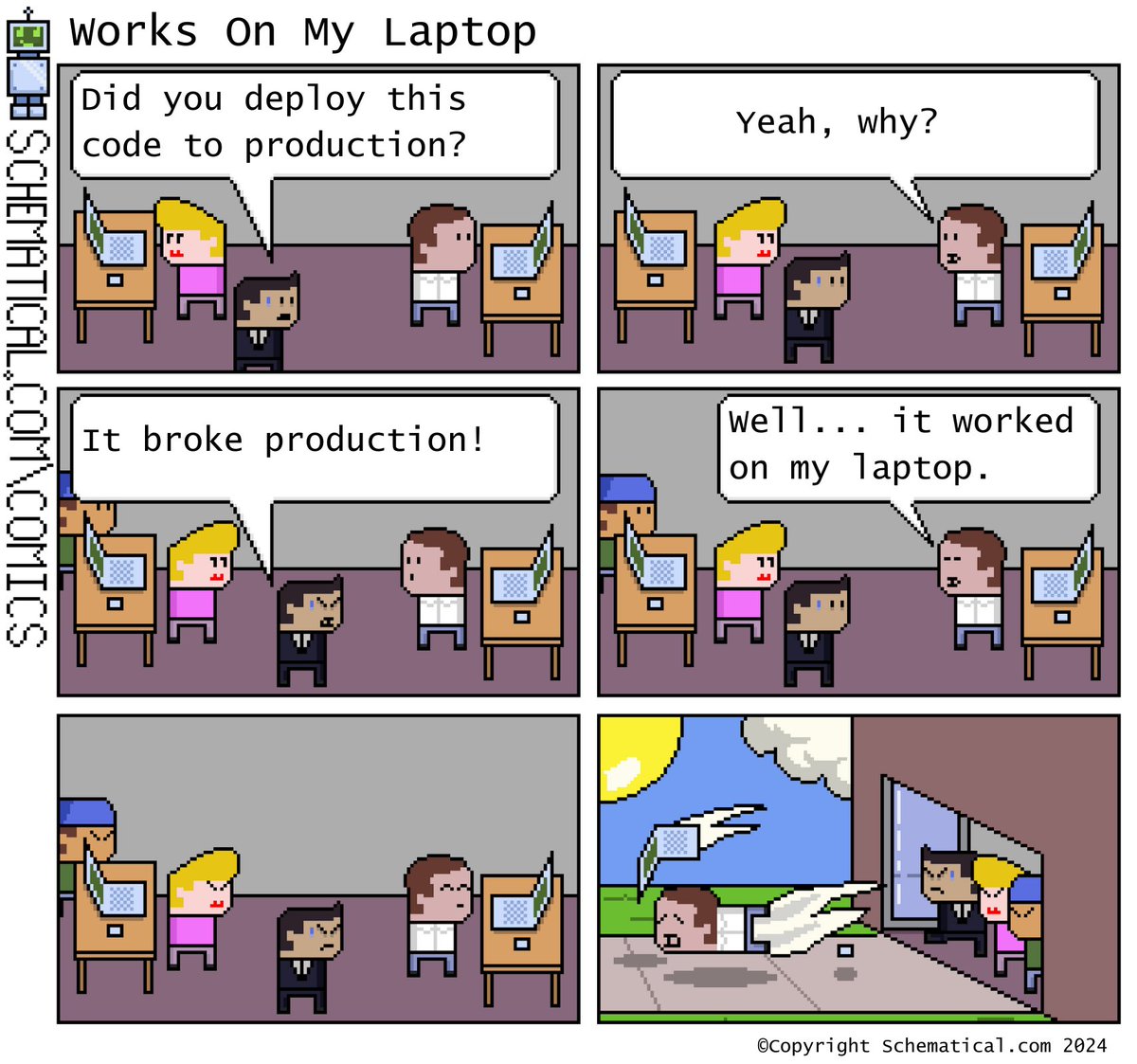 Hashversion's tweet image. bro never heard of docker &amp;amp; k8s before, fire him!