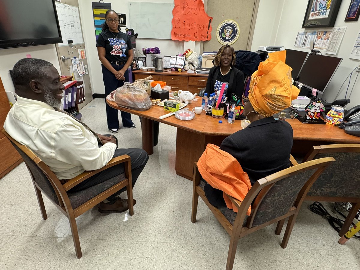 🐬✨ Honored to welcome our school board member, the Honorable Dr. Dorothy Bendross-Mindingall, to Dolphins University today. Great discussions, laughter, &amp; support filled the day. Her passion &amp; belief in  students inspires us to keep striving for excellence. #yourbestchoicemdcps
