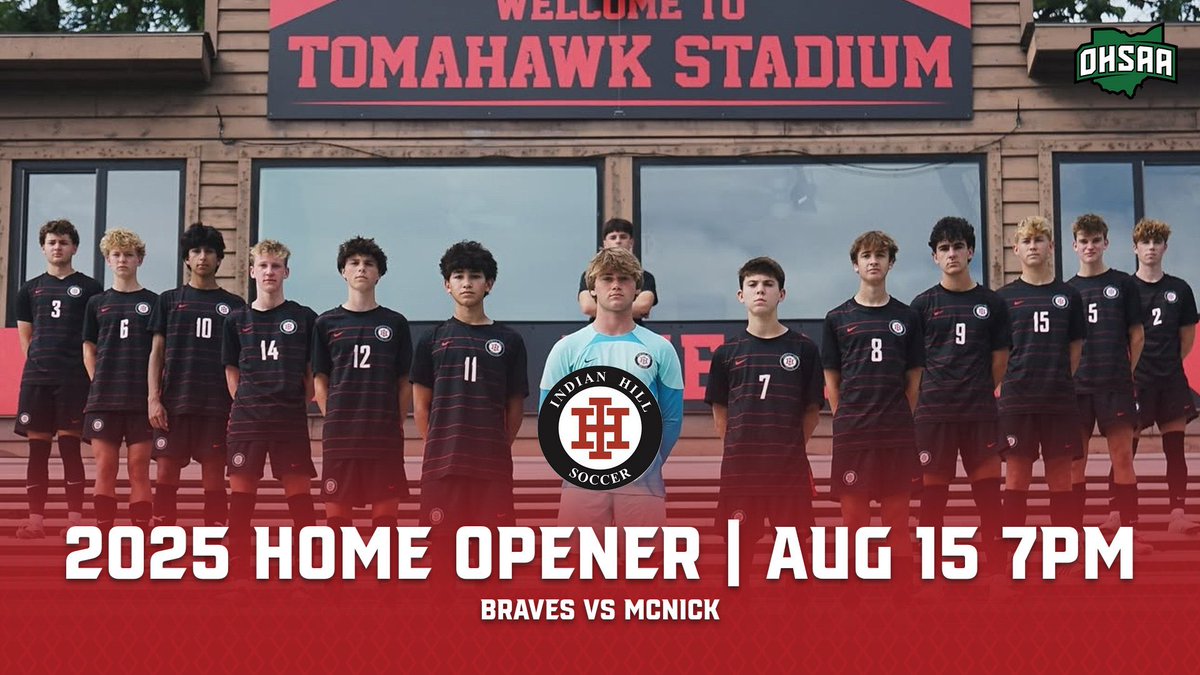 ihbravesad's tweet image. 🔥⚽ IT’S HERE! ⚽🔥
Boys 🏠 vs McNick – 5/7PM – Shawnee Stadium
Girls 🛫 at Batavia – 5/7PM

💥 LET’S BRING THE NOISE 💥
❤️🖤 #BeBrave #IHsoccer #BravesNation #LeadNow