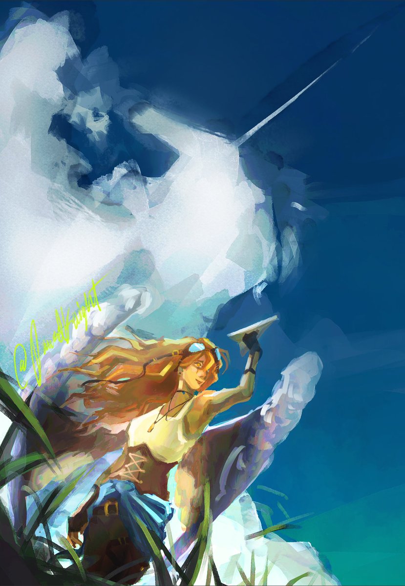 damselknight's tweet image. aim for the skies #jrwifanart #jrwiriptide