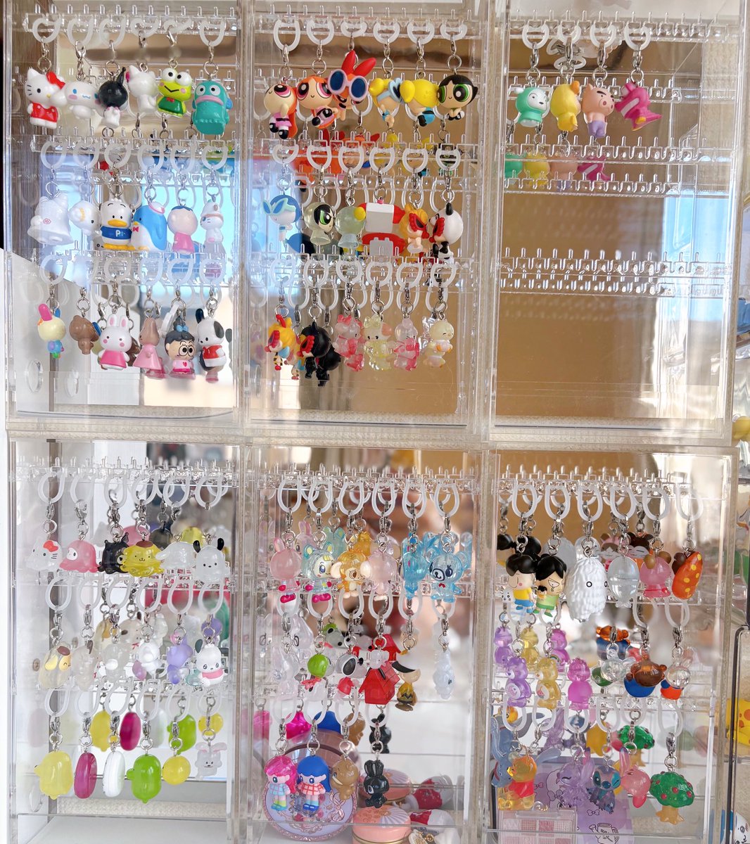 めじるしアクセサリー72個まとめ売り➕収納スタンド付き めじるしアクセサリー ガチャガチャ 収納 アクセサリースタンド 回転式