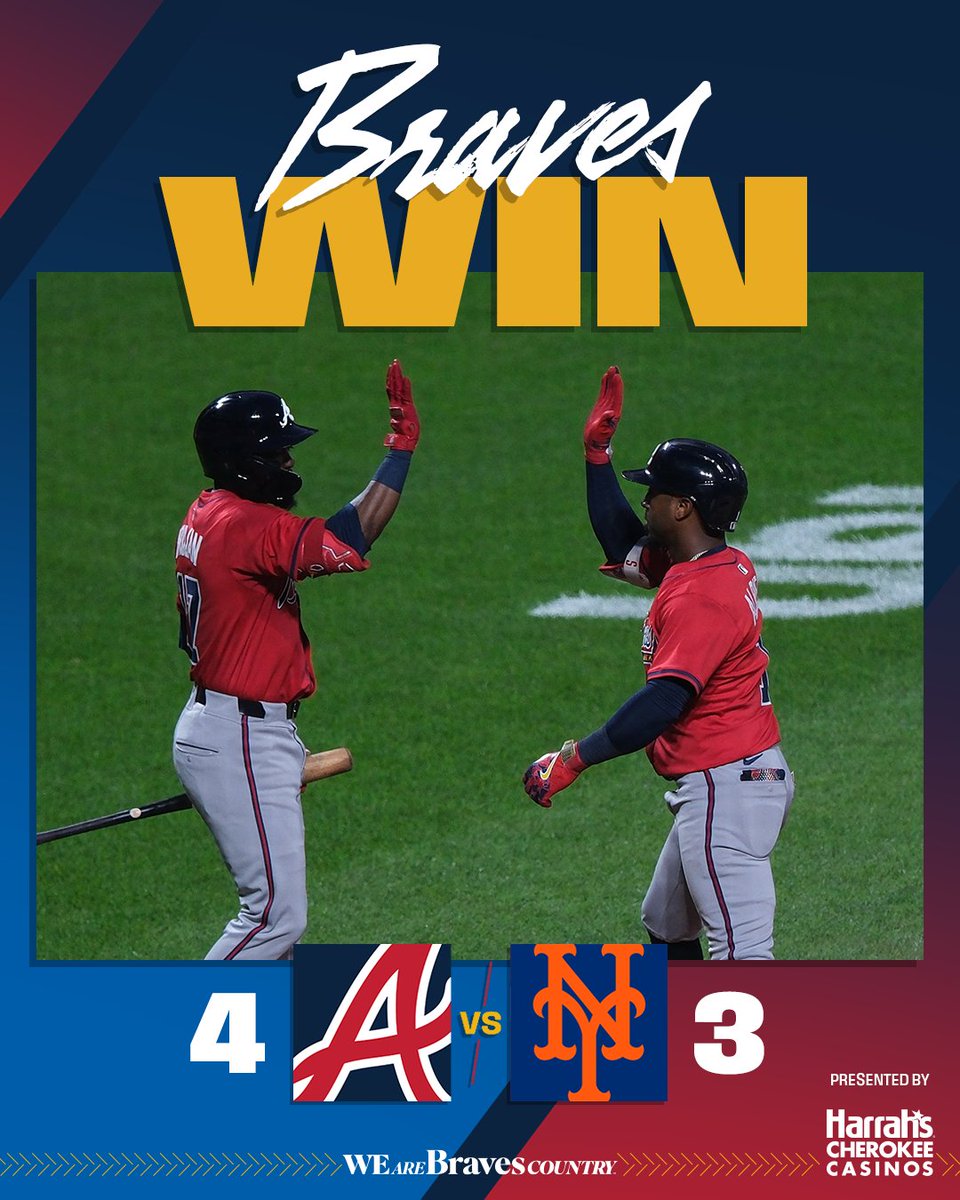 ✅Game
✅Series

#BravesCountry
