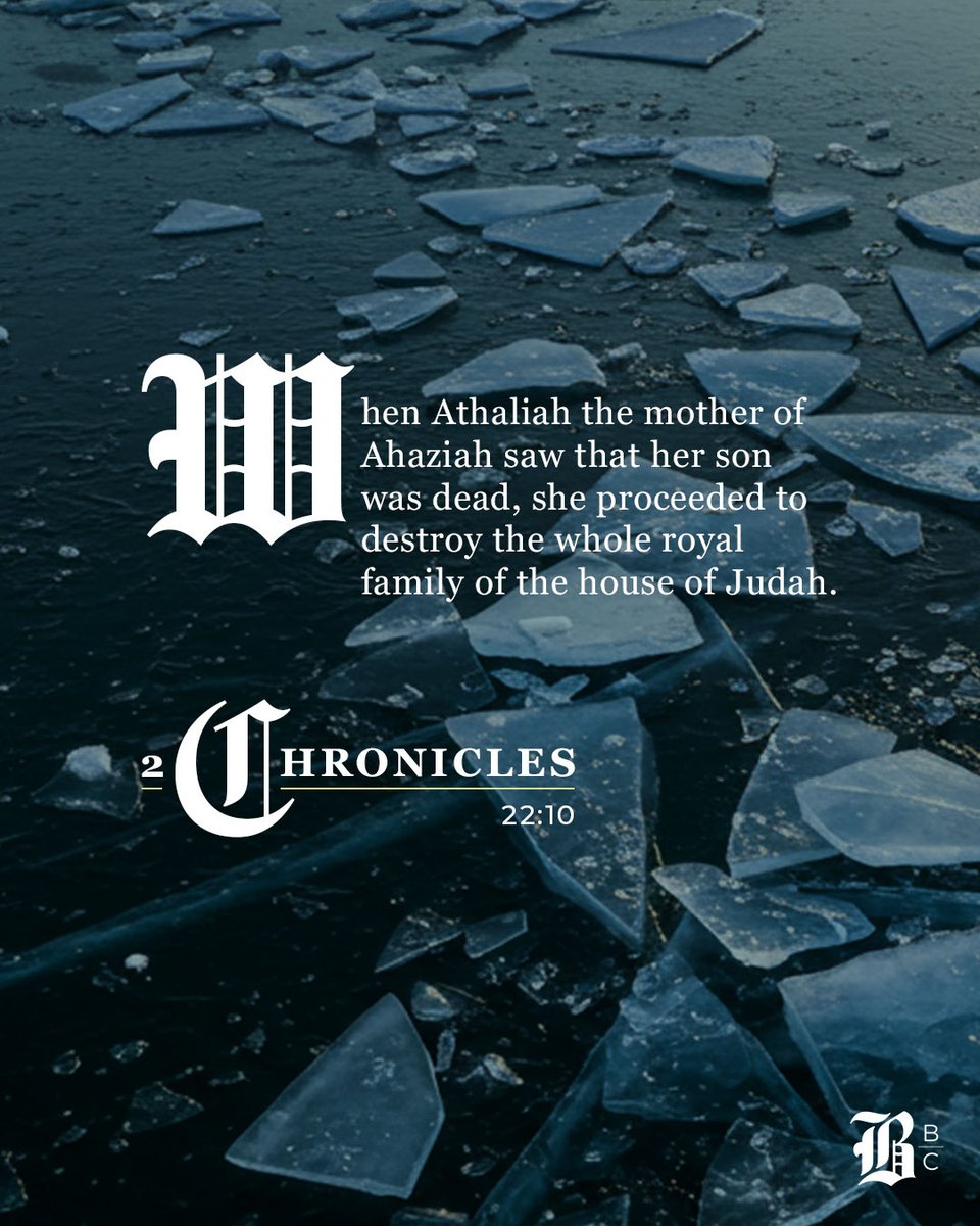 When evil seems to take the throne, God’s plan still stands. In 2 Chronicles 22:10, Athaliah’s grasp for power couldn’t stop His promise. Even in chaos, He is in control.