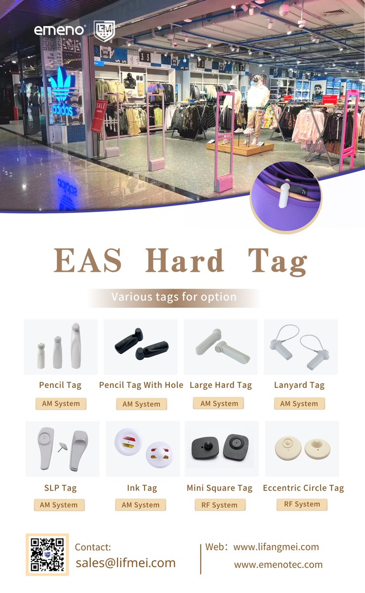 New Anti-Theft Solution: EAS Hard Tags to Safeguard Your Store：
💪Advanced Technology for Reliable Anti-Theft Protection.
💪A Diverse Family of EAS Hard Tags, Each with Unique Features, Providing Comprehensive Protection for Your Merchandise​.
🌐lifangmei.com