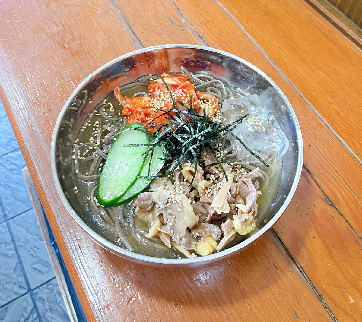 SOBA冷麺は今日まで‼️まだ食べていない方ぜひお早めにどうぞ😋
