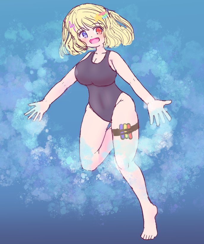 #なんの脈絡もなく水着イラストを再掲して最近フォローしてくれたフォロワーを怖がらせましょう