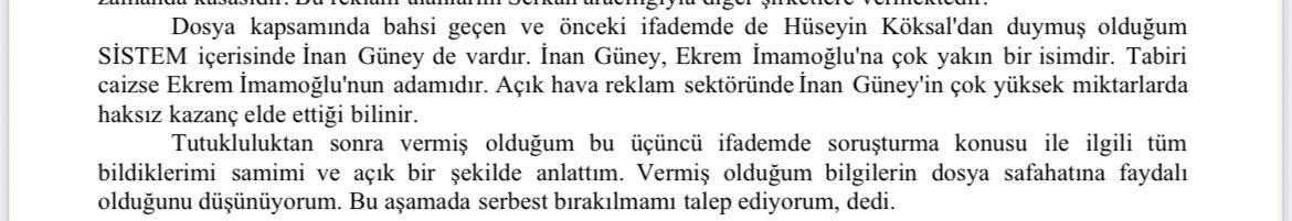 Bugün Beyoğlu Belediye Başkanı İnan Güney dün mağdur gibi gösterilen itirafçı Murat Kapki’nin ifadeleriyle gözaltına alındı👇🏼. Murat Kapki’yi CHP genel merkezinde itibarlı bir kişi gibi göstermeye çalışanları şimdi daha çok merak etmeye başladım.