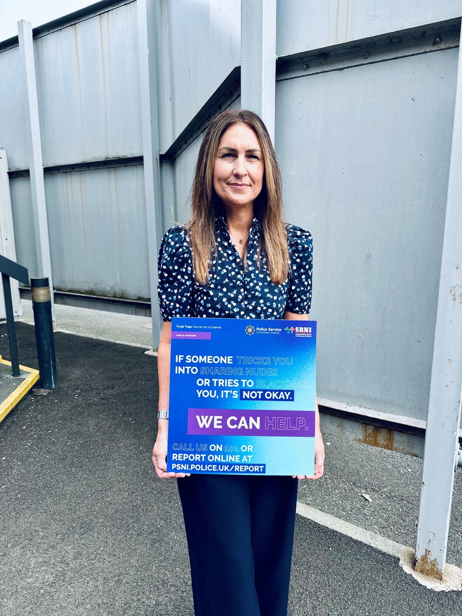 Police Service NI (@policeserviceni) on Twitter photo Not everyone online is who they claim to be. This is why we've launched a new awareness campaign with <a href="/safeguardingni/">Safeguarding Board for Northern Ireland</a>. If someone tricks you into sending nudes or tries to blackmail you, we can help.
Don’t get caught in the trust trap. Learn more: orlo.uk/KFxTW Not everyone online is who they claim to be. This is why we've launched a new awareness campaign with <a href="/safeguardingni/">Safeguarding Board for Northern Ireland</a>. If someone tricks you into sending nudes or tries to blackmail you, we can help.
Don’t get caught in the trust trap. Learn more: orlo.uk/KFxTW