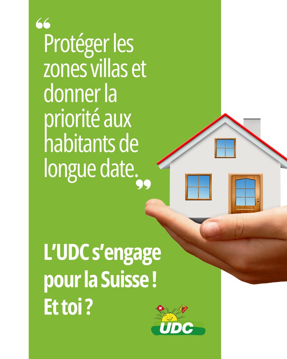 Protéger les zones villas, c’est préserver la qualité de vie et éviter la densification excessive. L’UDC Genève veut encadrer strictement les changements de zones et soutenir les habitants de longue date. L’UDC s’engage pour la Suisse, et toi ?