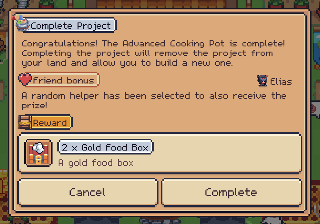 bumpkinbuilder's tweet image. Thanks for the help on the Cooking Pot Bumpkins ❤️

Congrats Elias!